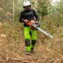 英國 Arbortec 通風型鏈鋸防護褲 AT4062(EU) Vented Chainsaw Trousers Design A Class 1 - Lime | 萊姆綠 (EU認證)